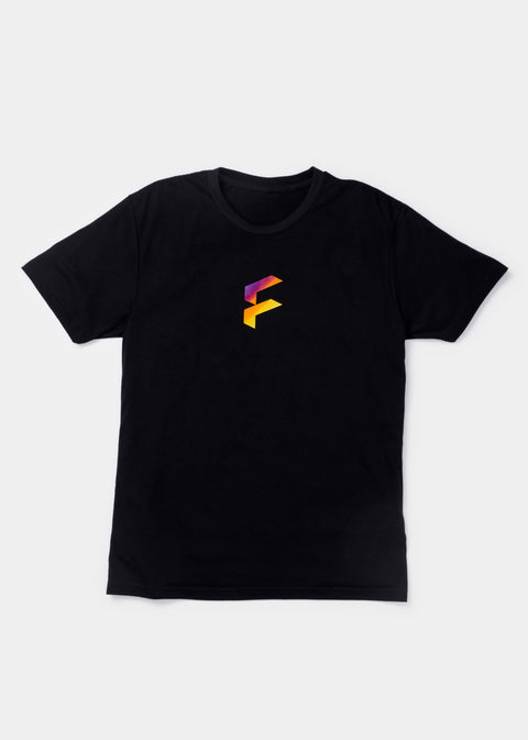 Golden Hour Logo Tee in Black