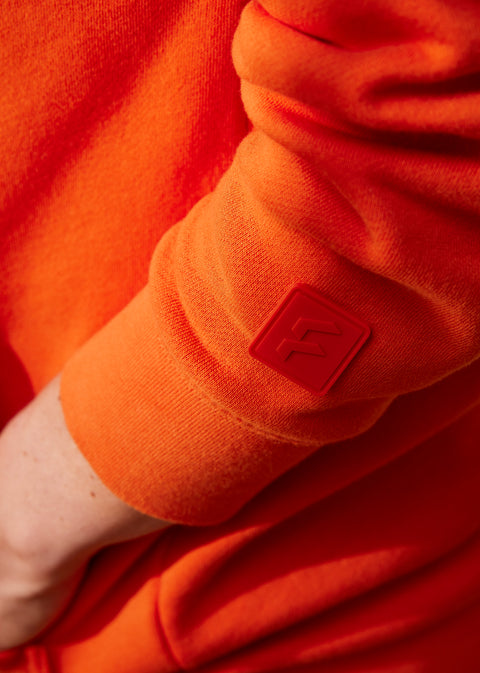 Orange Glow Hooded Sweatshirt